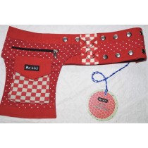 Moshiki Hot Belt YOFI Die praktischde Hip Bag für Handy & co 7837 rot
