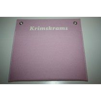Utensilo "KRIMSKRAMS" für die Wand in rosa - 100% Wollfilz handarbeit
